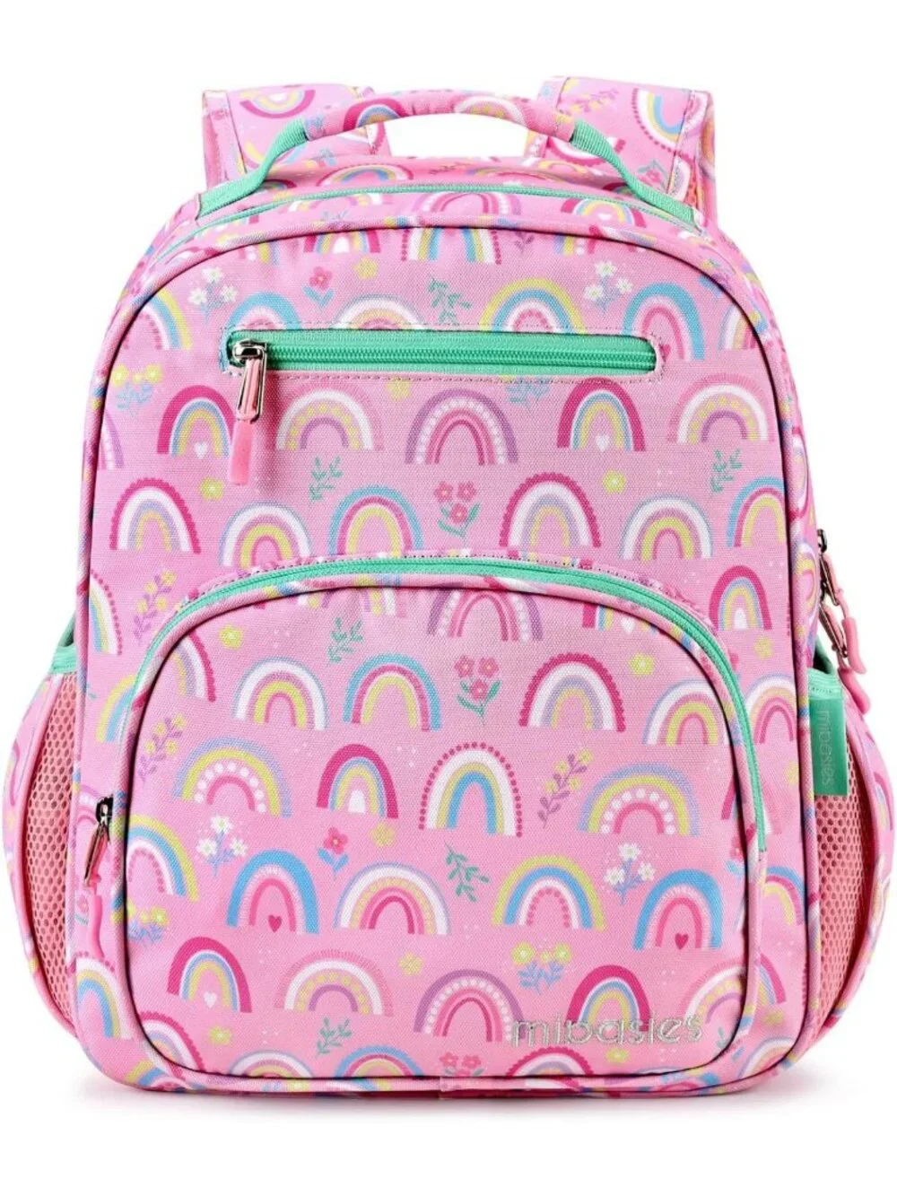 Lightweight Rainbow Pink Girls Backpack 5-8 | Cute Bookbag for Elementary School